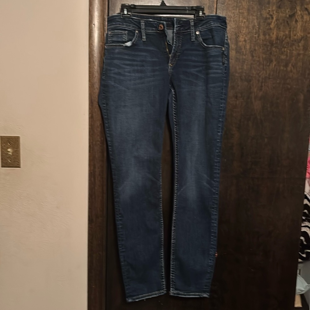 Women Silver Jeans. W30. L29